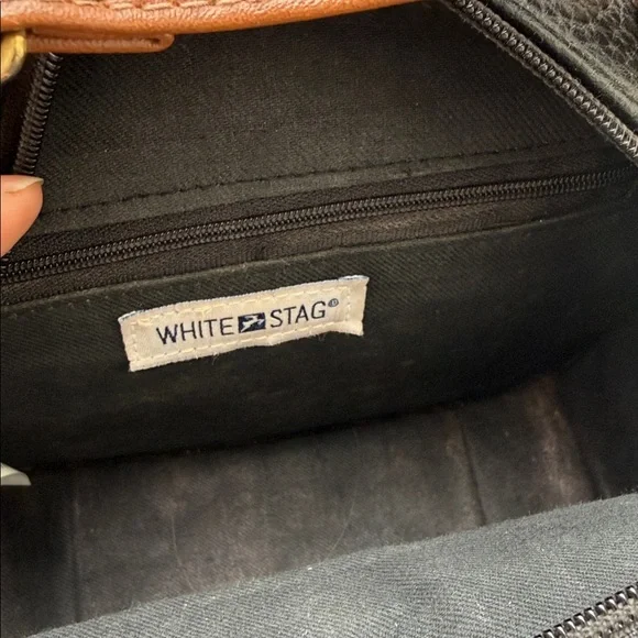 Vintage Faux Leather Crossbody Bag - Picture 9 of 13